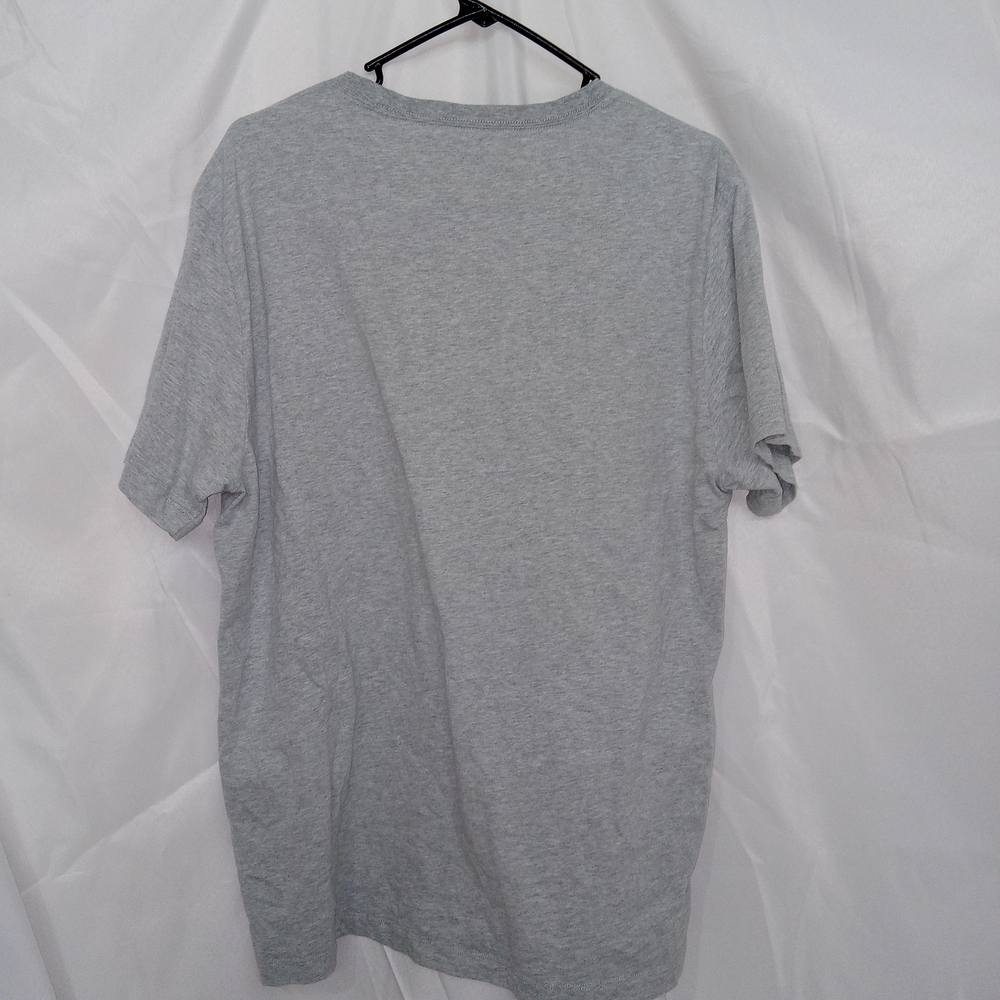 True Religion Short Sleeve Stamp Buddha Graphic Logo T-shirt Heather Grey Sz XL - Picture 2 of 7
